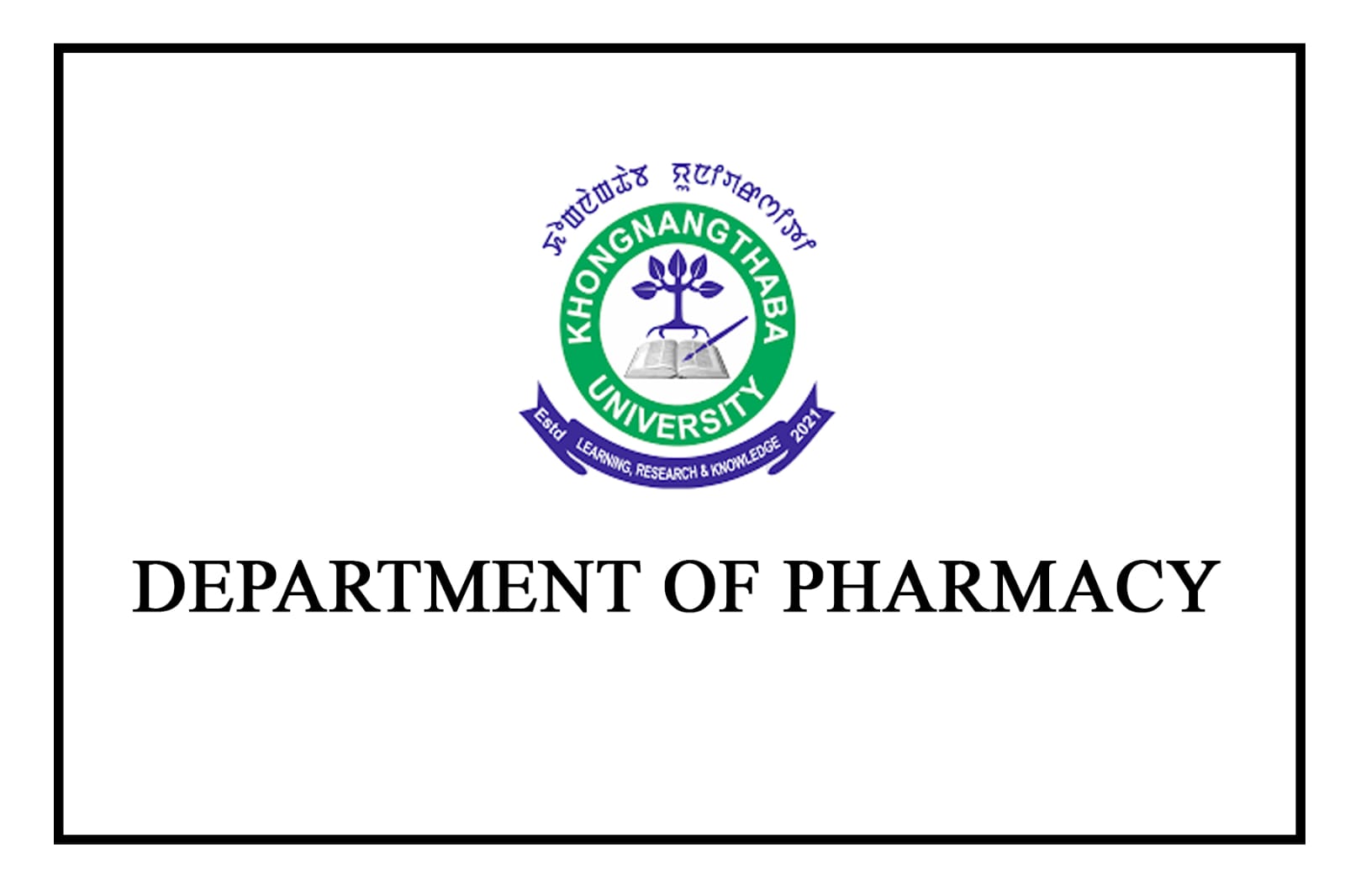 Department of Pharmacy